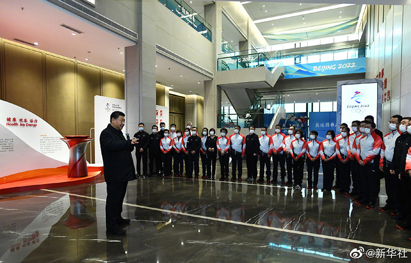 习近平在北京考察冬奥会、冬残奥会筹办备赛工作「相关图片」