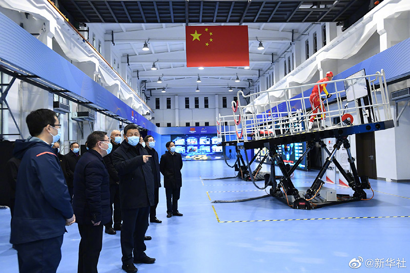 习近平在北京考察冬奥会、冬残奥会筹办备赛工作「相关图片」